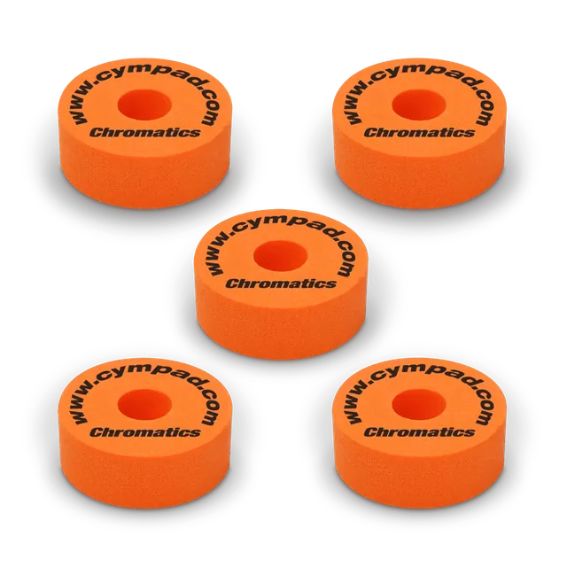 Cympad Chromatics Orange Beckenfilz Set Schaumstoff