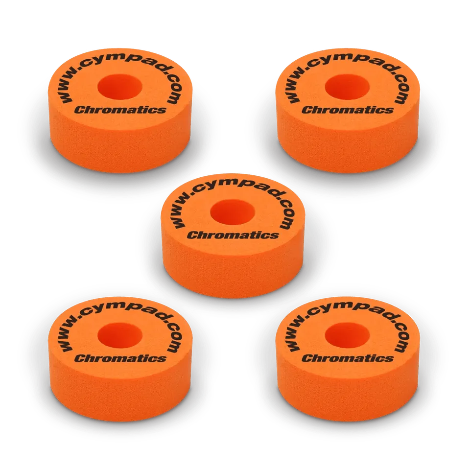 Cympad Chromatics Orange Beckenfilz Set Schaumstoff