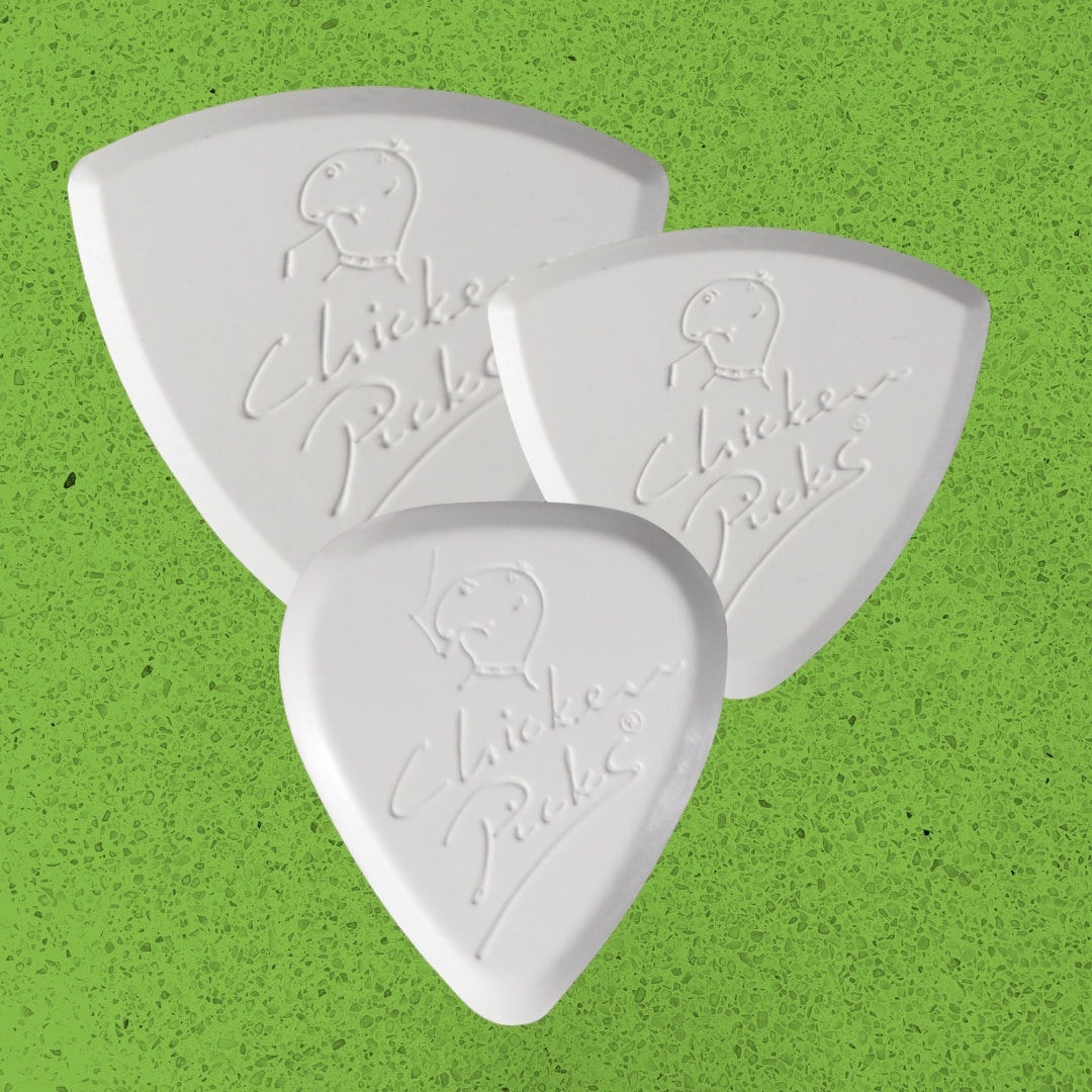 ChickenPicks Combi Set Bass Picks Plektrum-Set 2,1 XL + 2,6 + 2,7 mm