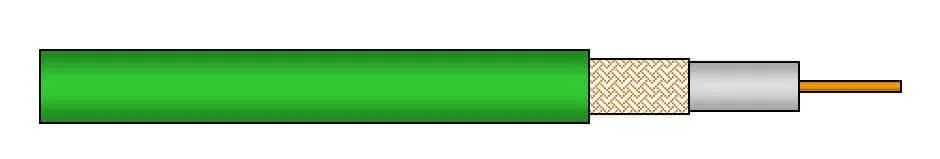 DAMAR+HAGEN Kabel Koaxialkabel 0.6/3.7 PVC Meterware