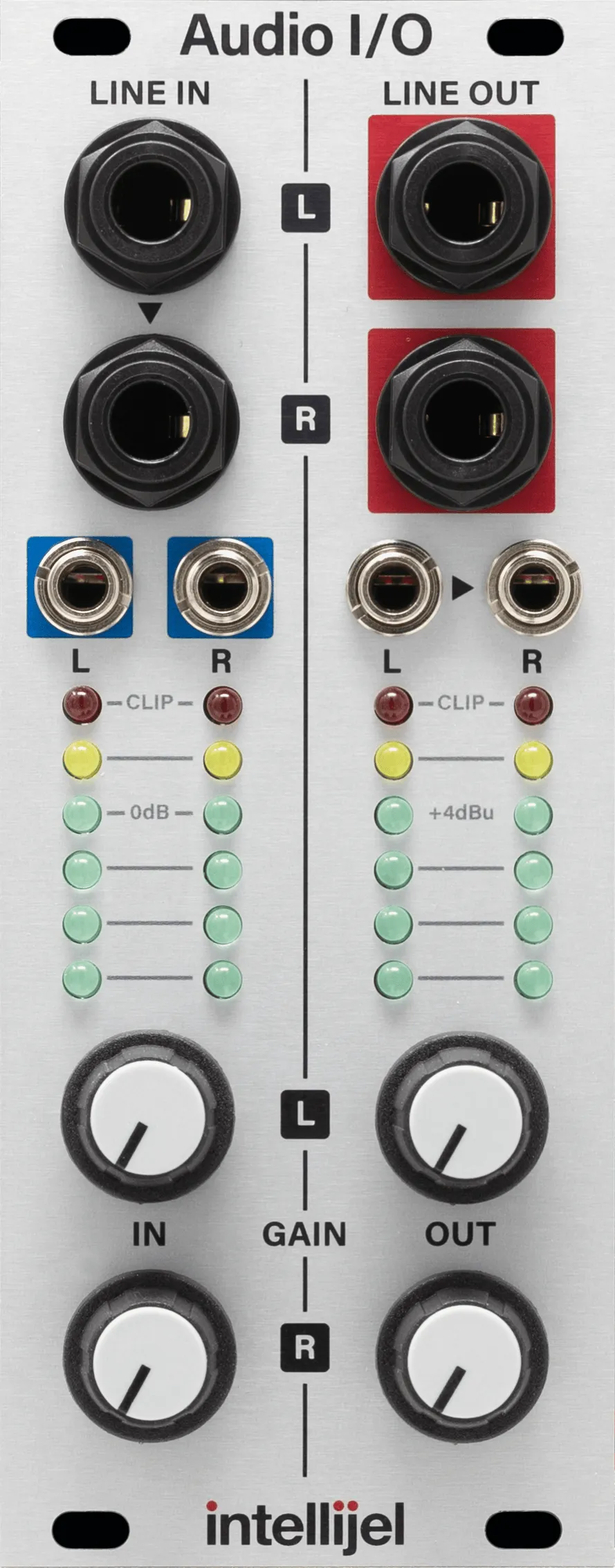 Intellijel Audio I/O 2023 Eurorack Modul Line-Interface