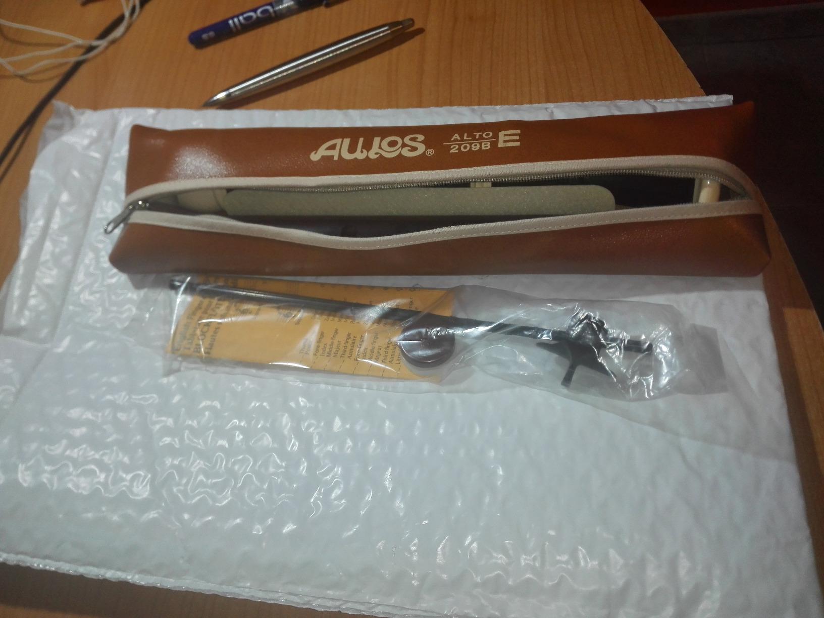 Aulos Robin 209B Alt Blockflöte barock braun mit Tasche