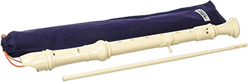 Aulos Elite 303A C-Sopran Blockflöte, barocke Griffweise, elfenbeinfarbig