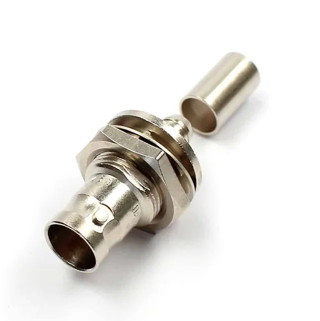 DAMAR+HAGEN Steckverbinder BNC 50 Ohm Geräte-Kabelbuchse