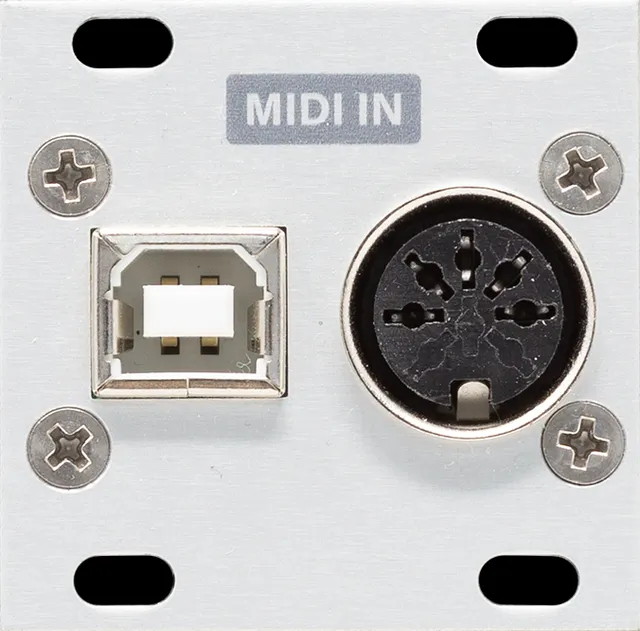 Intellijel Eurorack Modules µMIDI Jacks 1U Modul MIDI-/USB-Anschluss