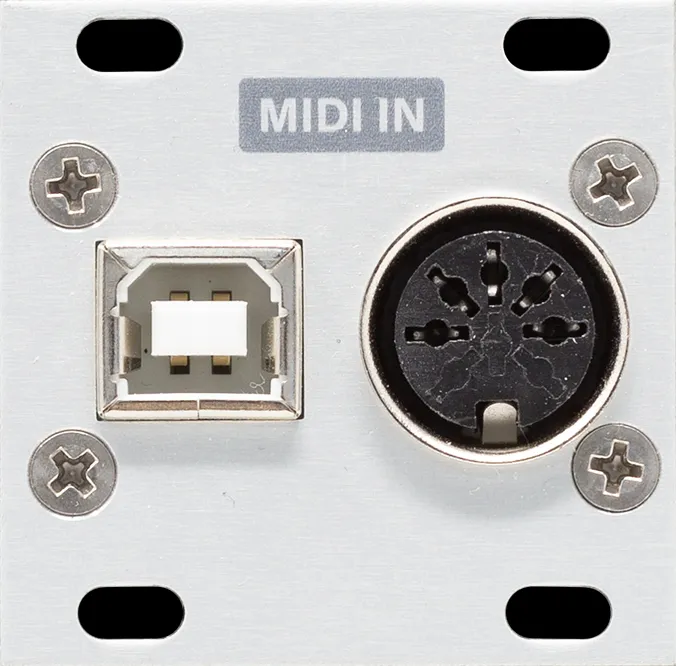 Intellijel Eurorack Modules µMIDI Jacks 1U Modul MIDI-/USB-Anschluss