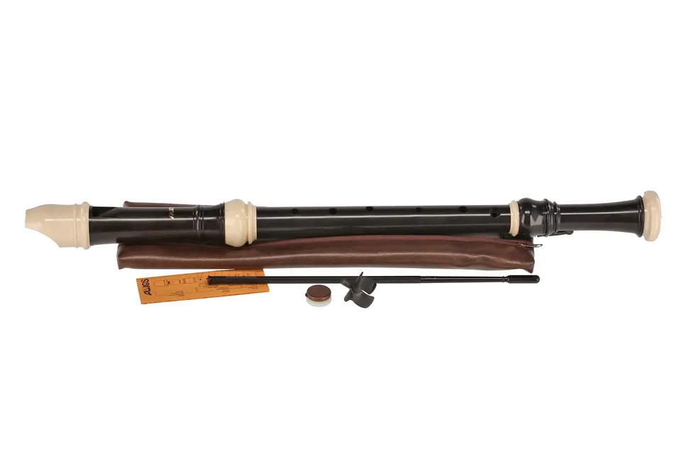Aulos Symphony 511B C-Tenor Blockflöte barock mit Tasche