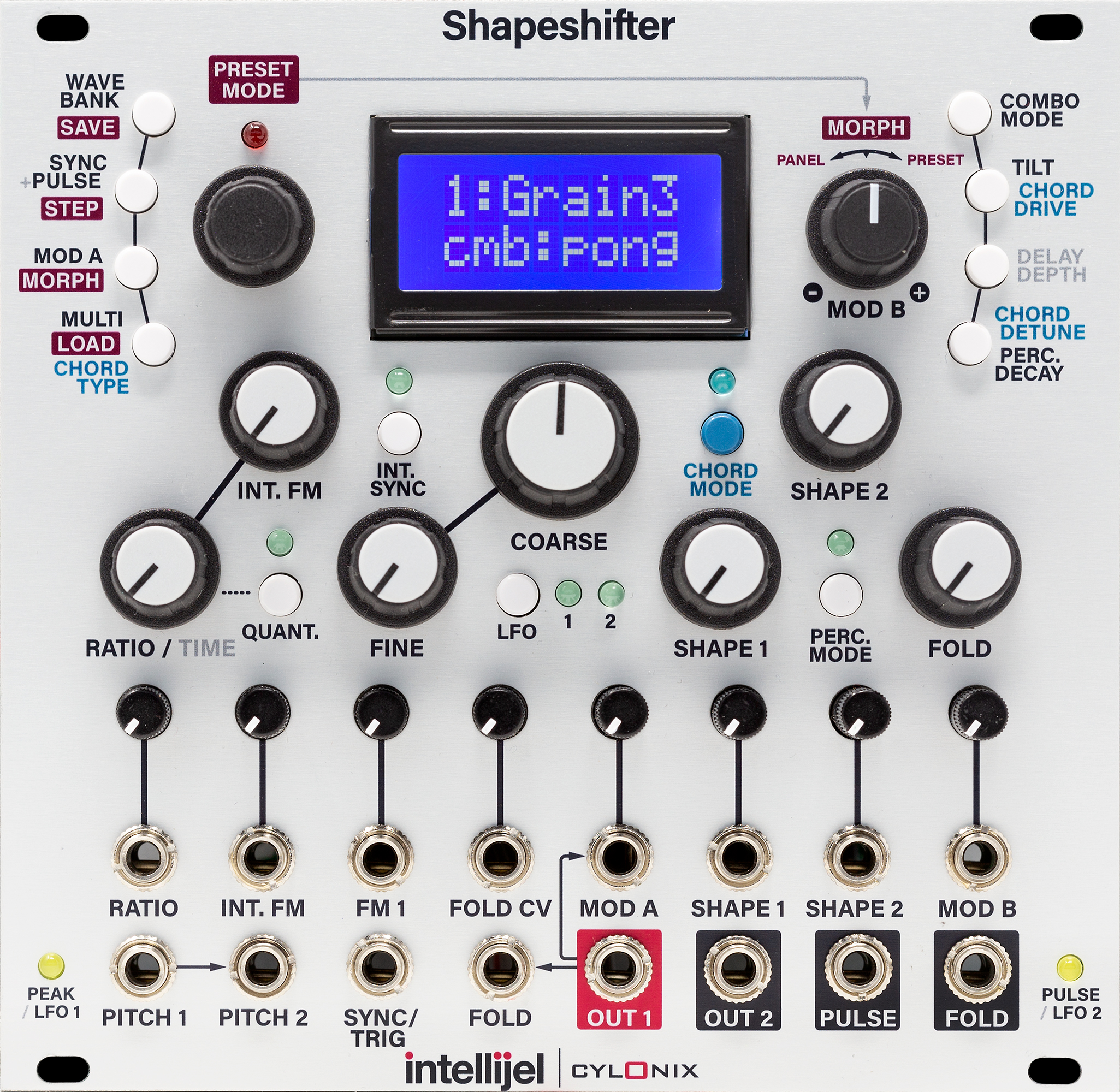 Intellijel Shapeshifter Eurorack Modul Wavetable Oszillator