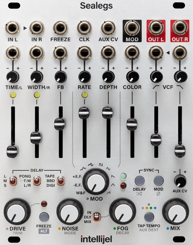 Intellijel Sealegs Stereo Delay Eurorack Modul Tape BBD