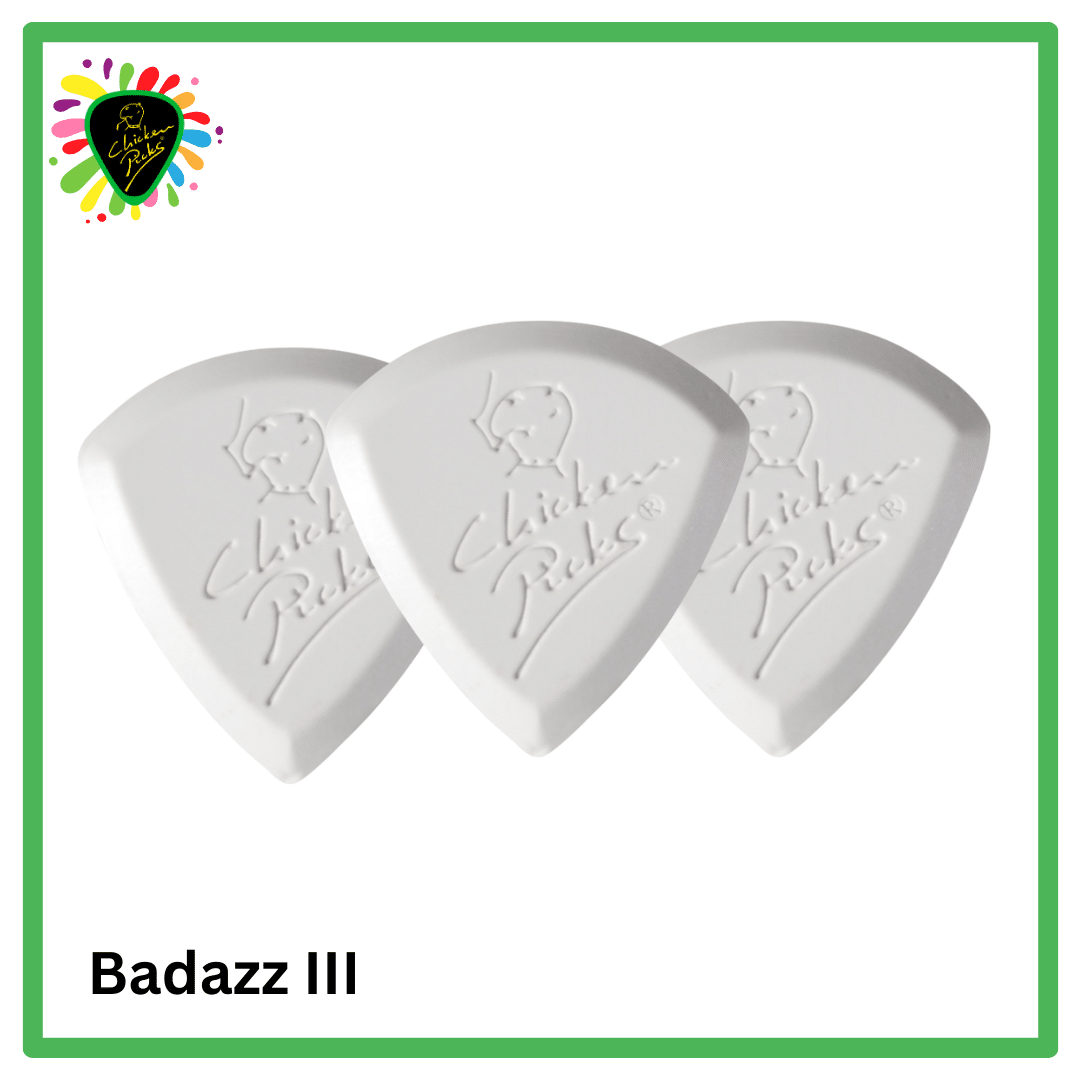 ChickenPicks Badazz III Combi Set Plektrum 3er 2,0+2,5+3,2 mm
