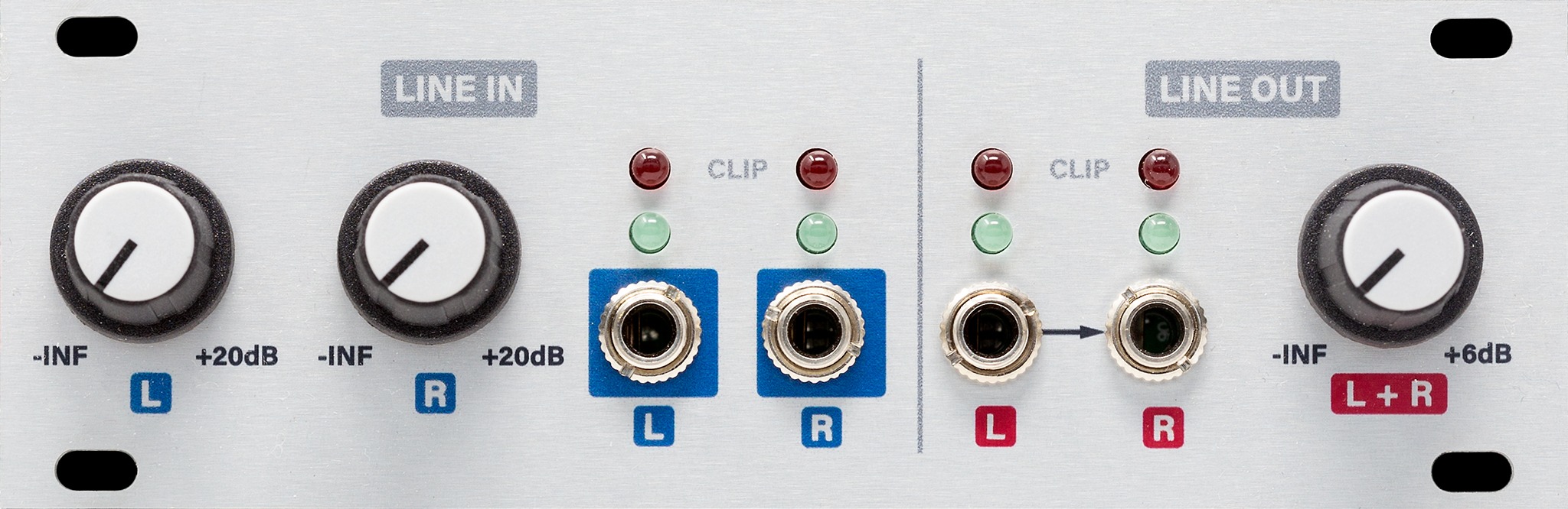 Intellijel Eurorack Modules Audio I/O 1U Line Interface Modul