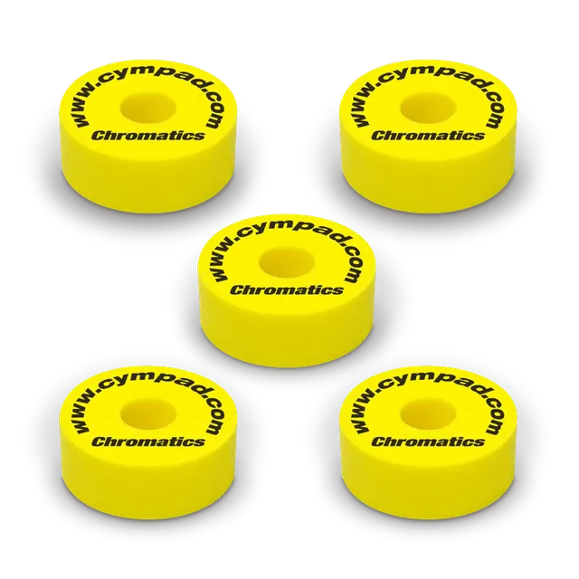 Cympad Chromatics Beckenfilze Gelb Set Memory-Schaum