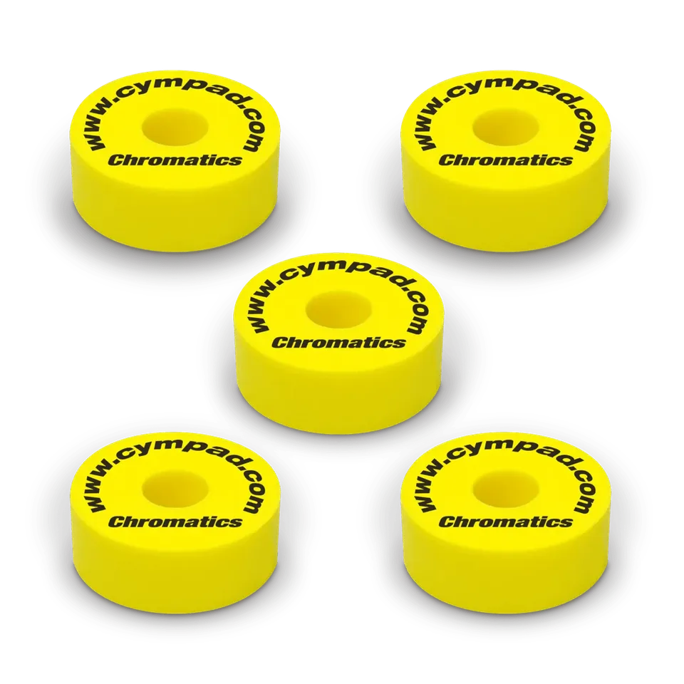 Cympad Chromatics Beckenfilze Gelb Set Memory-Schaum