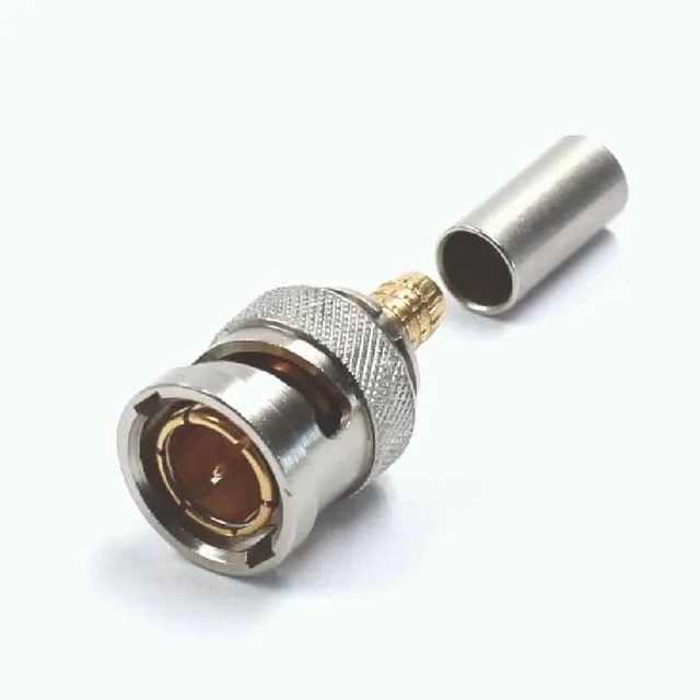DAMAR+HAGEN BNCslim Kabelstecker Steckverbinder ohne Drehtülle