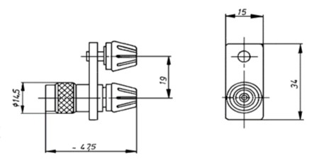 DAMAR+HAGEN Adapter Steckverbinder-Adapter Koax-Adapter