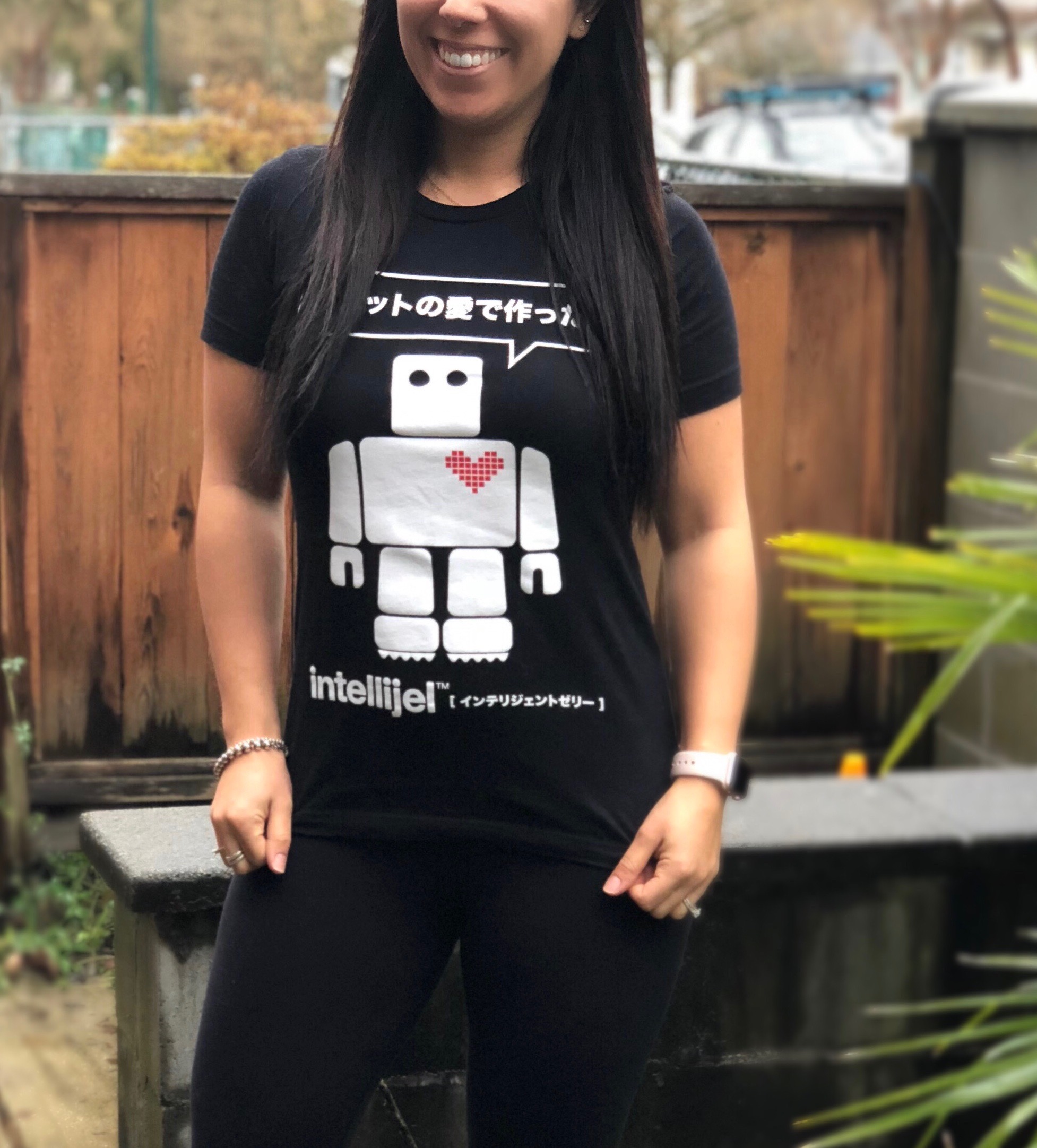 Intellijel Accessories Robot Love T-Shirt Baumwolle Schwarz
