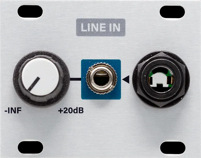 Intellijel Line In 1U Eurorack Modul TRS Eingang