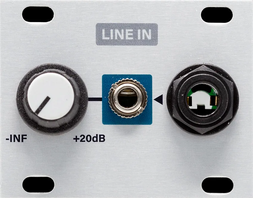 Intellijel Line In 1U Eurorack Modul TRS Eingang