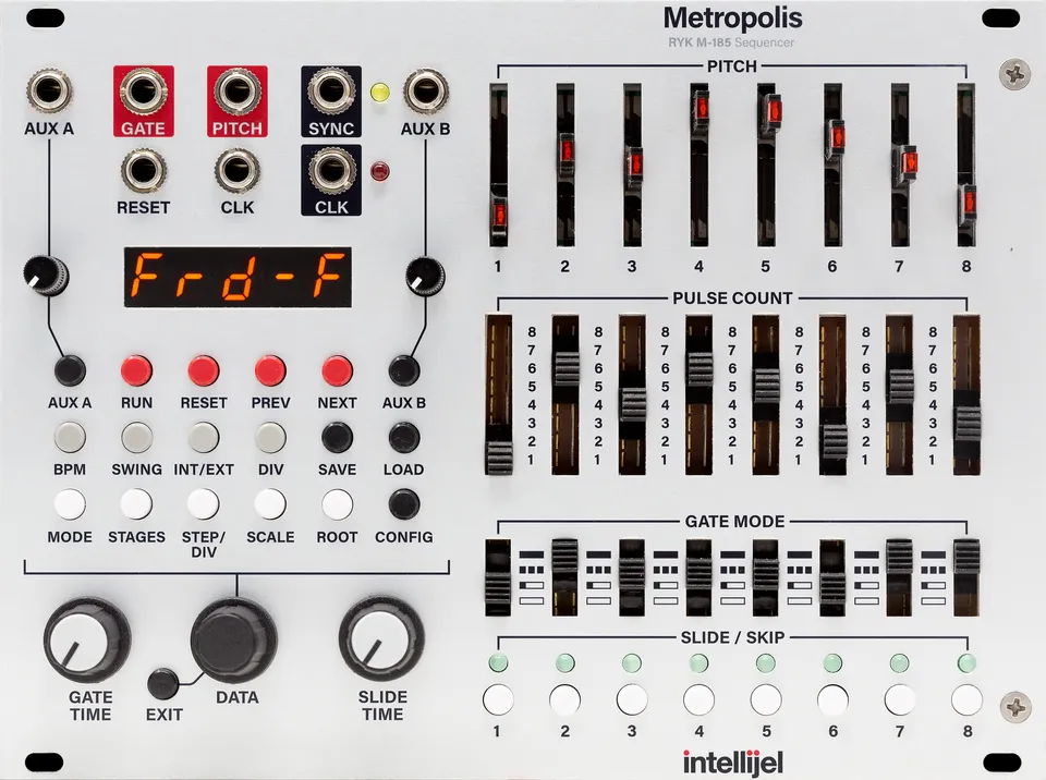 Intellijel Metropolis Eurorack-Modul Sequencer 8-Step