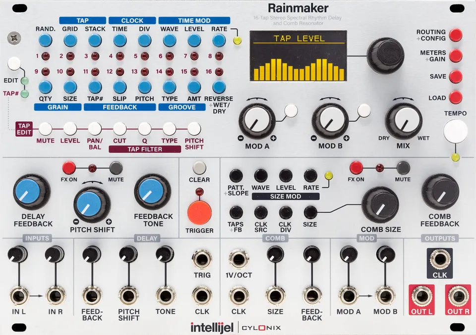 Intellijel Rainmaker Rhythm Delay Eurorack Modul Stereo