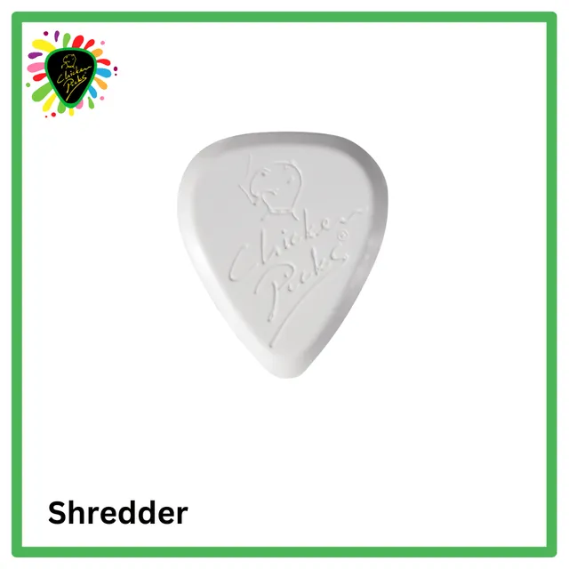 ChickenPicks Shredder Gitarrenplektrum Speed-Pick Thermoset Dick