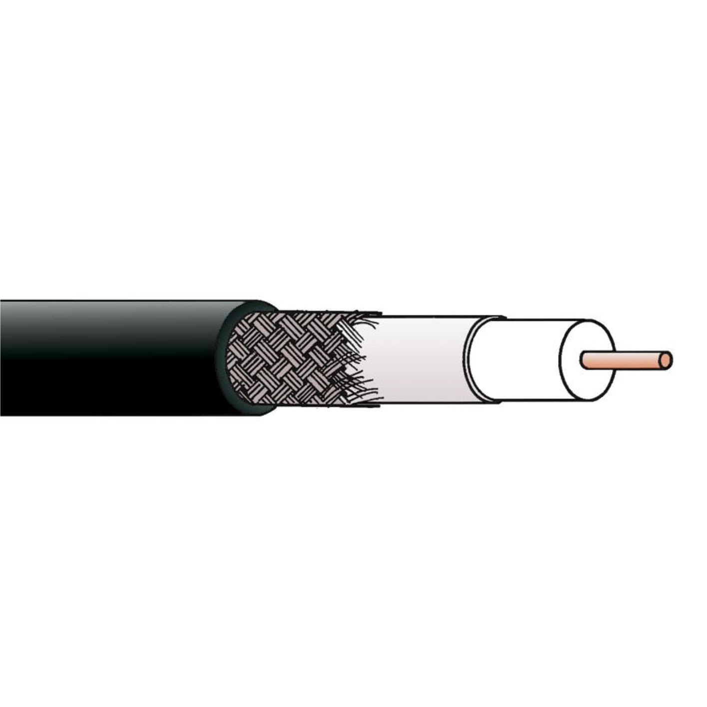 DAMAR+HAGEN Kabel 0.41/1.9 AF Koaxialkabel PVC Meterware
