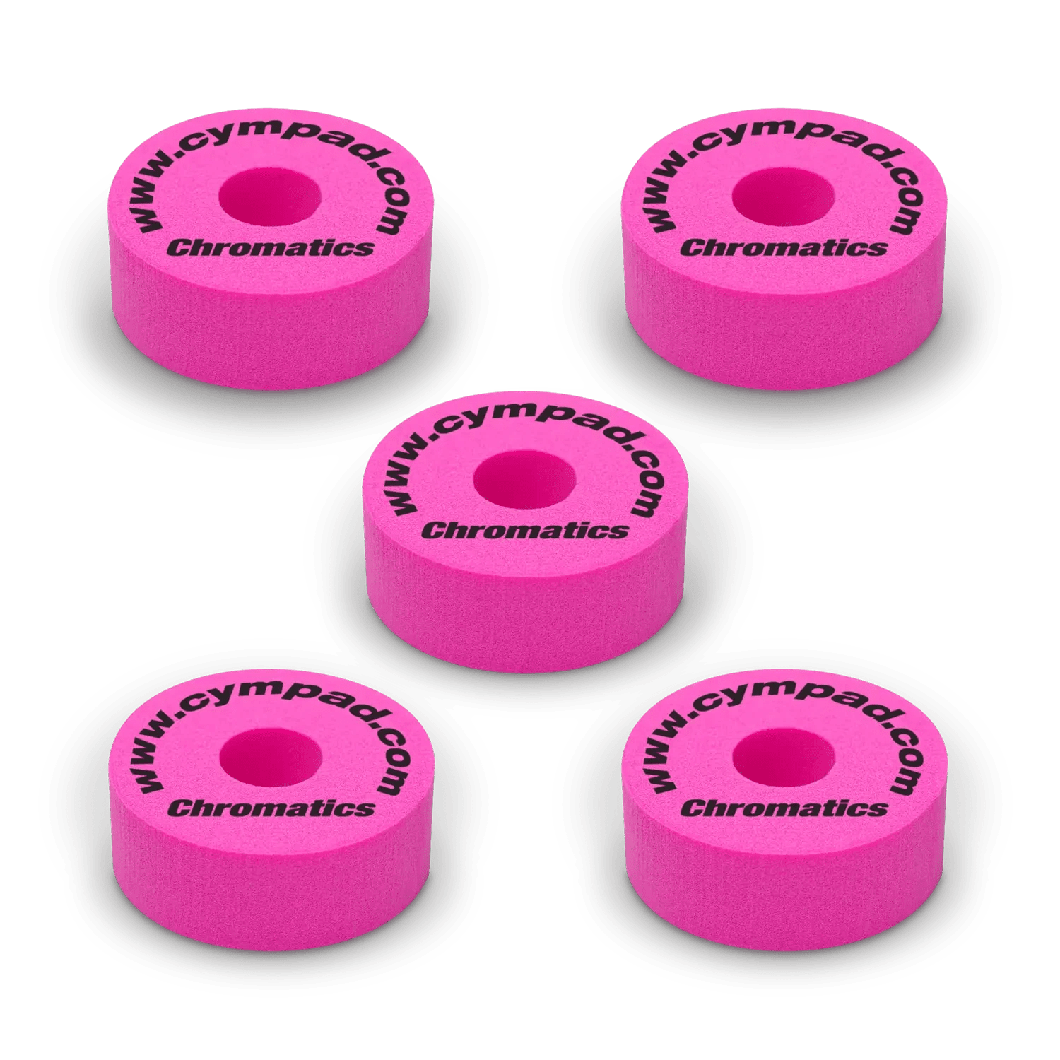 Cympad Chromatics Beckenfilze Pink Set Schaumstoff