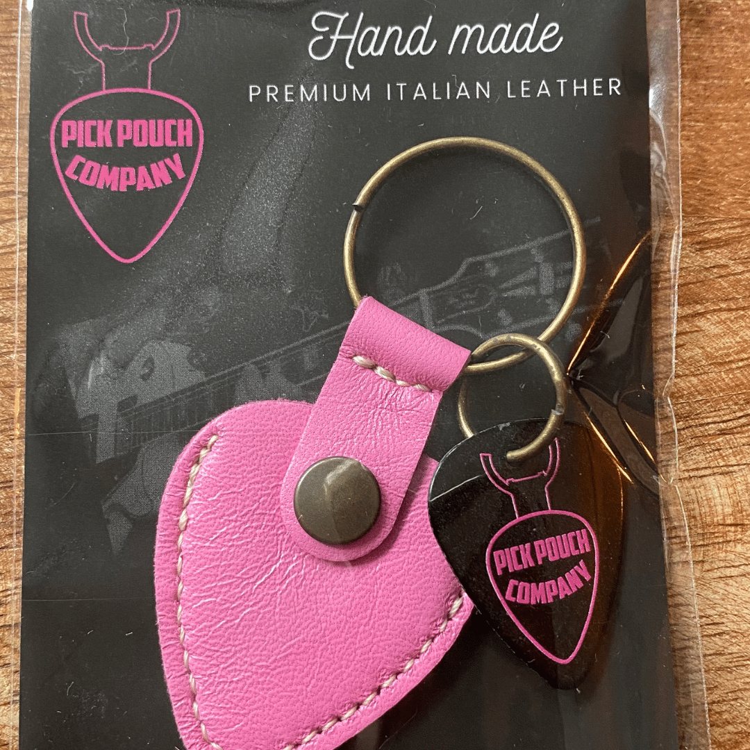 ChickenPicks Pick Pouch San Francisco Pink Ledertasche