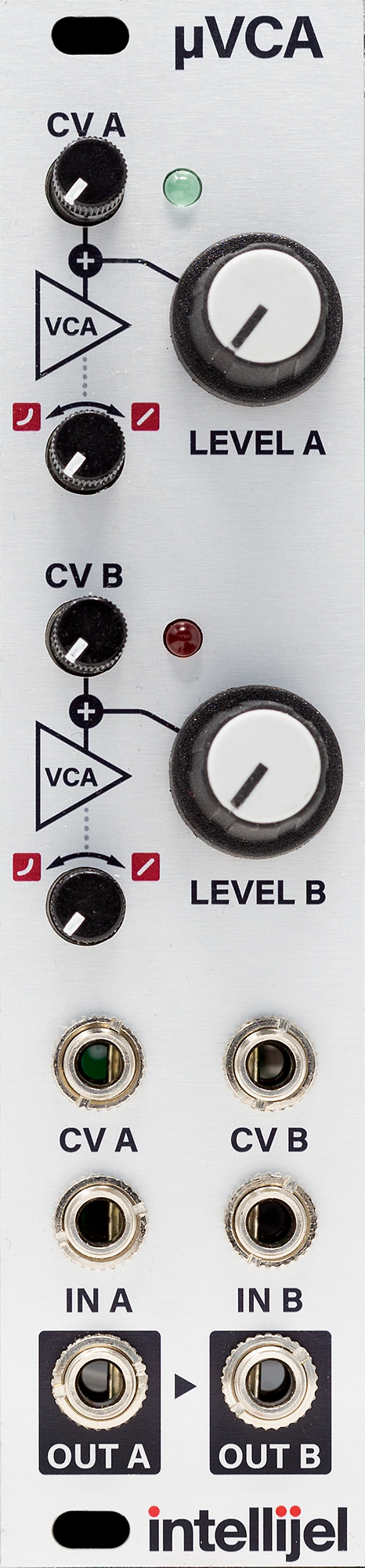 Intellijel µVCA Eurorack Modul Dual VCA 6HP