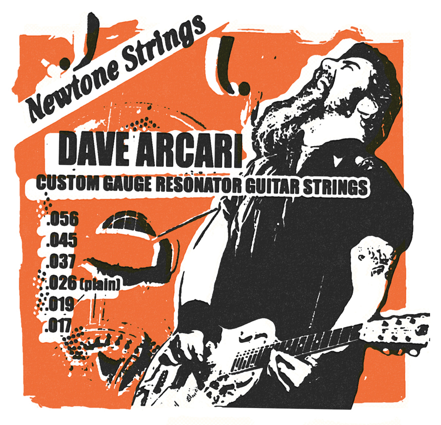 Newtone Resonator Dave Arcari Signature Saiten Satz