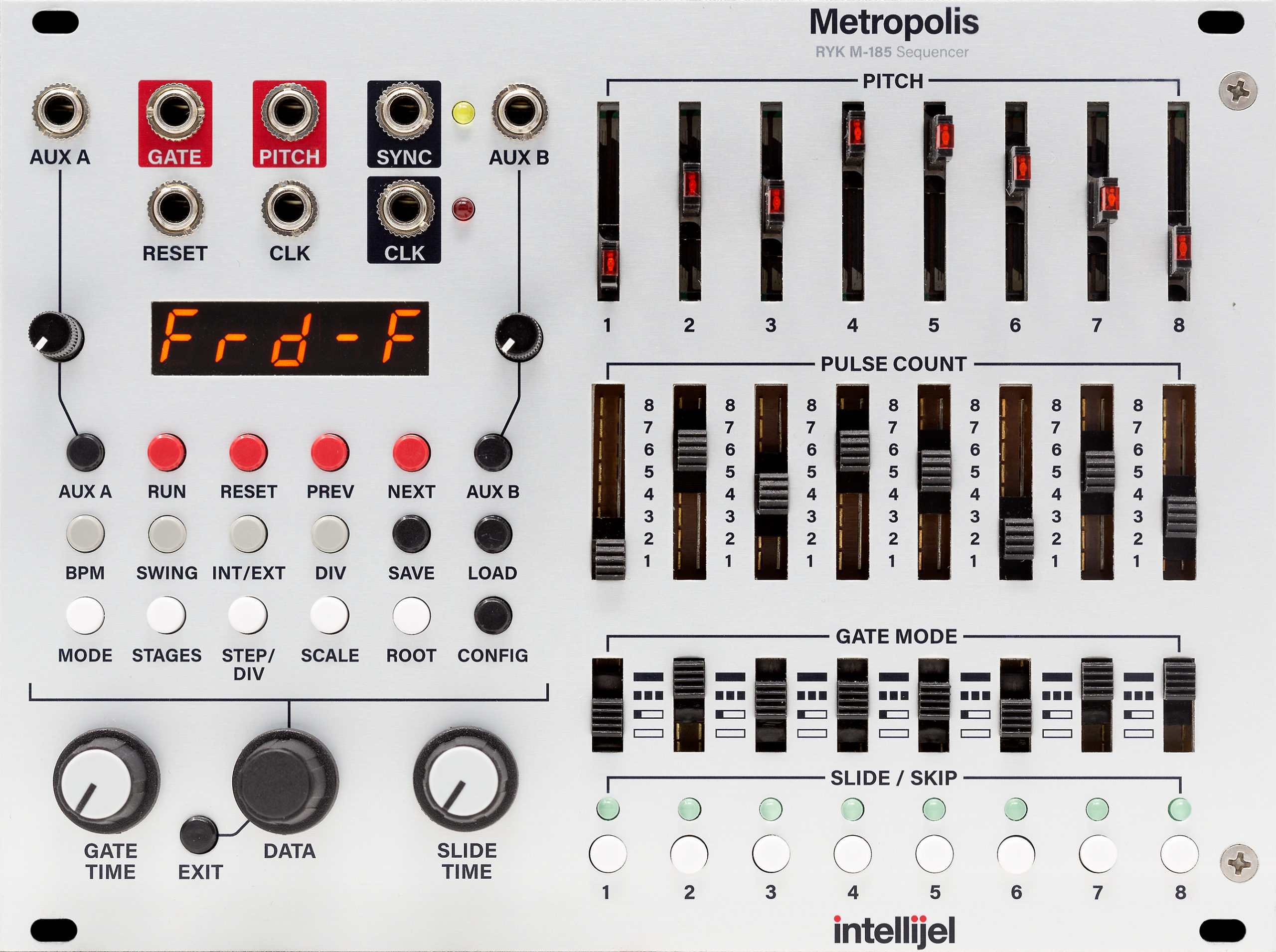 Intellijel Metropolis Eurorack-Modul Sequencer 8-Step