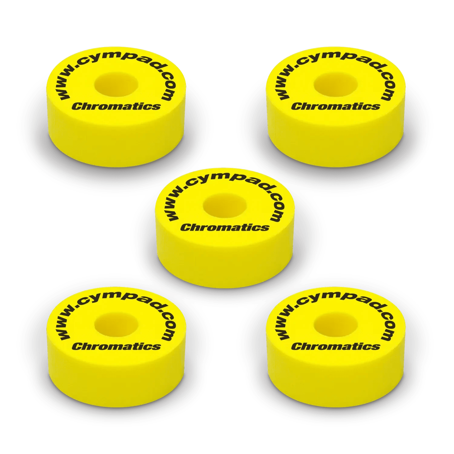 Cympad Chromatics Beckenfilze Gelb Set Memory-Schaum
