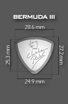 ChickenPicks Bermuda III Plektrum Set 2.1 + 2.7 mm Combi