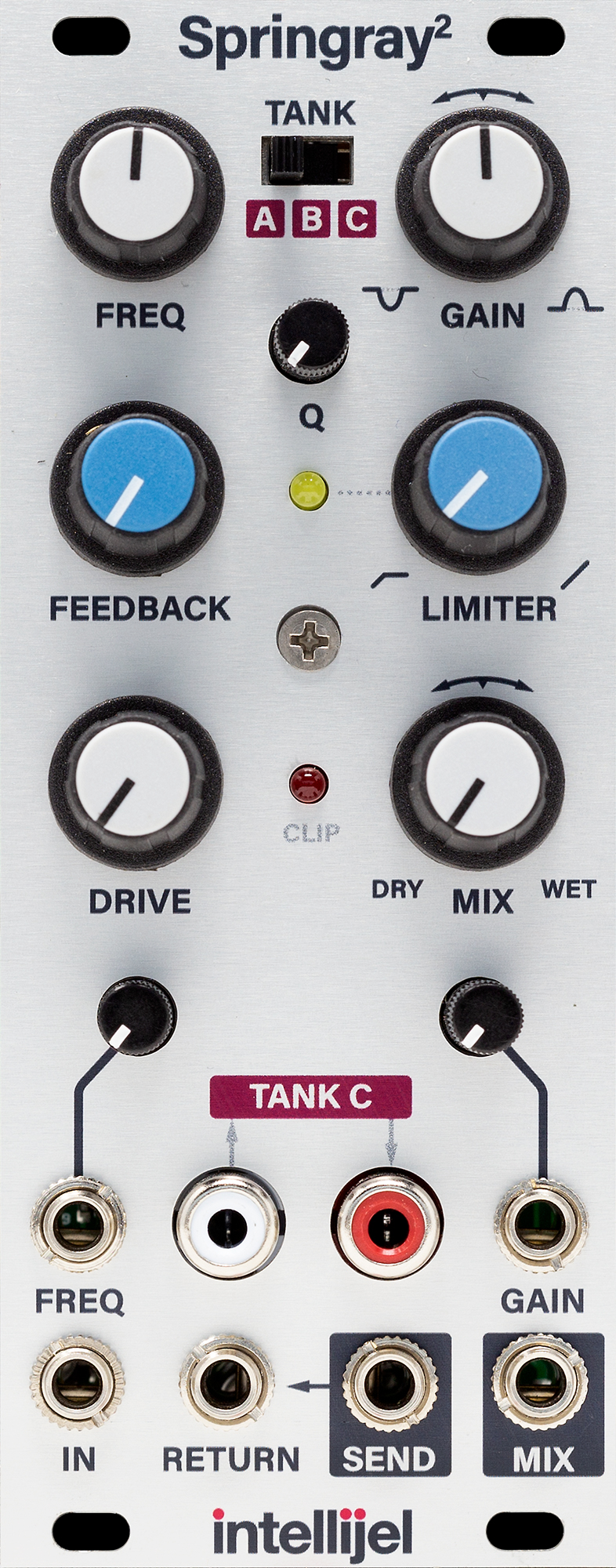Intellijel Eurorack Modules Springray² Modul Federhall-Reverb