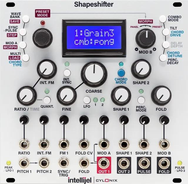 Intellijel Shapeshifter Eurorack Modul Wavetable Oszillator