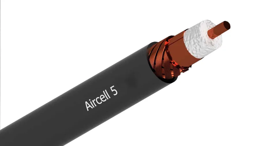 DAMAR+HAGEN Aircell 5 Koaxialkabel Meterware Koax