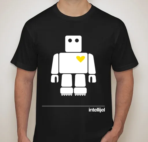 Intellijel Accessories Robot Logo T-Shirt Baumwolle S-2XL