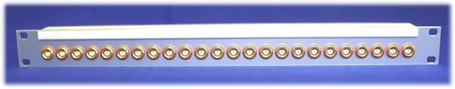 DAMAR+HAGEN Video HDTV Steckfeld Patchbay orange