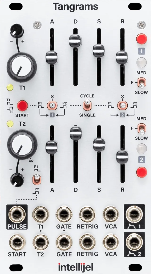 Intellijel Tangrams Eurorack Modul Dual ADSR VCA