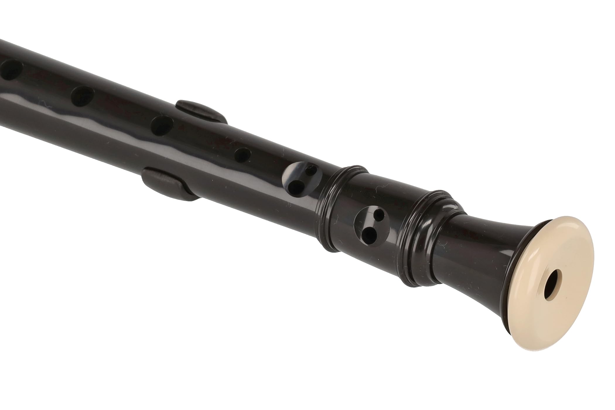 Aulos Robin 204A C-Sopran Blockflöte, deutsche Griffweise, dunkelbraun