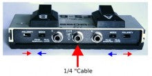 AirTurn Cable DUAL FS6 Stereo-Kabel für BOSS FS-6