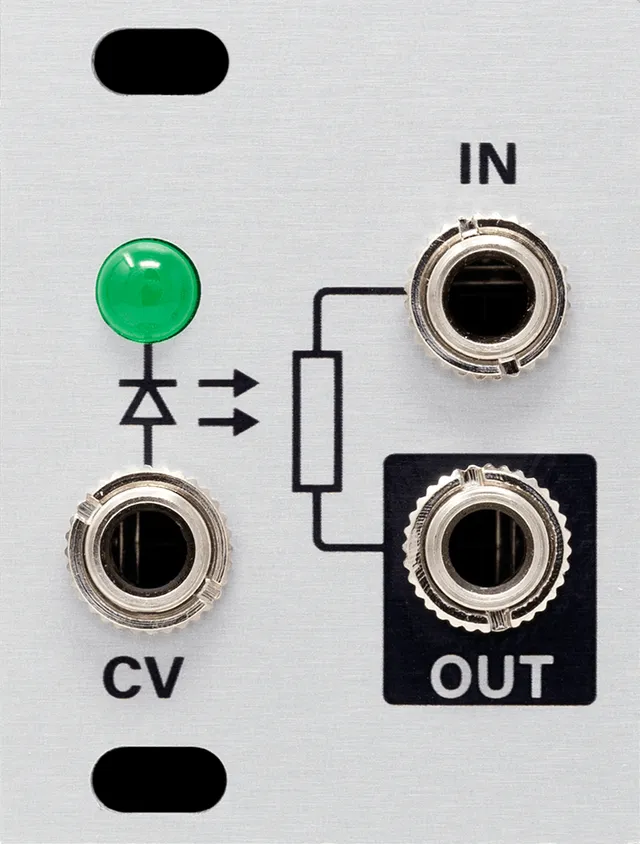 Intellijel Passive LPG 1U Low Pass Gate Vactrol-Modul