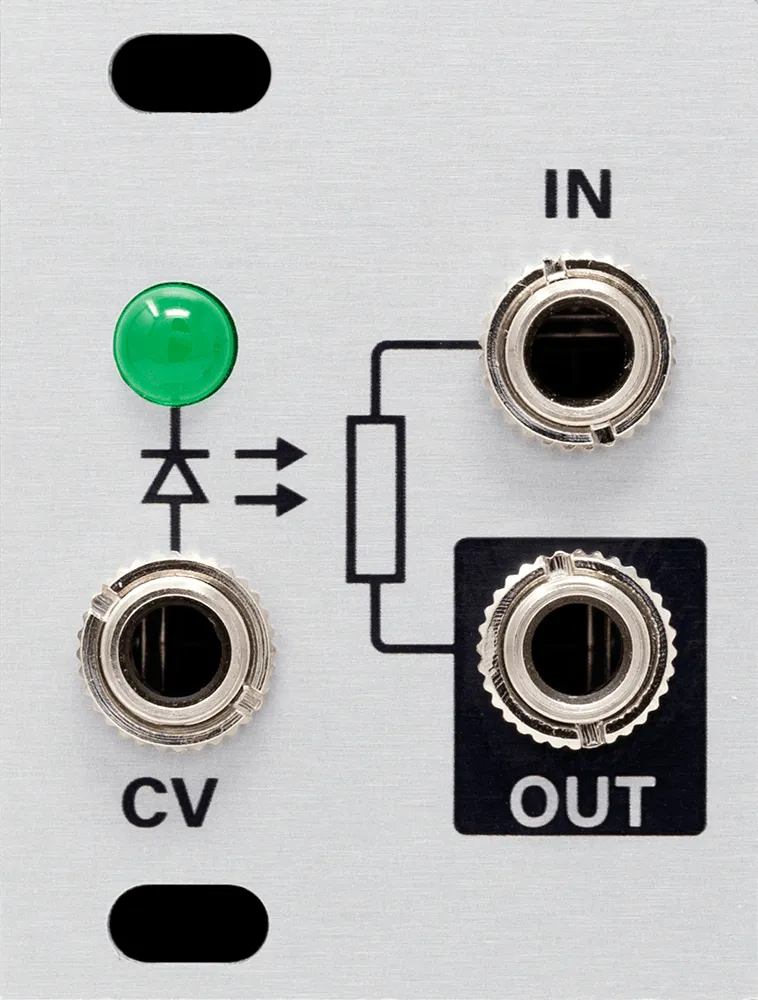 Intellijel Passive LPG 1U Low Pass Gate Vactrol-Modul