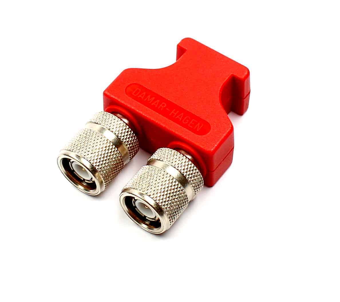 DAMAR+HAGEN BNC 50 Ohm Brückenstecker Push-Pull