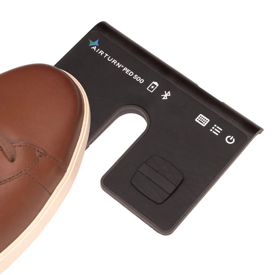 AirTurn PED 500 Bluetooth Fußschalter flach leise