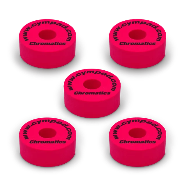 Cympad Chromatics Beckenfilze Rot Set Memory-Schaum