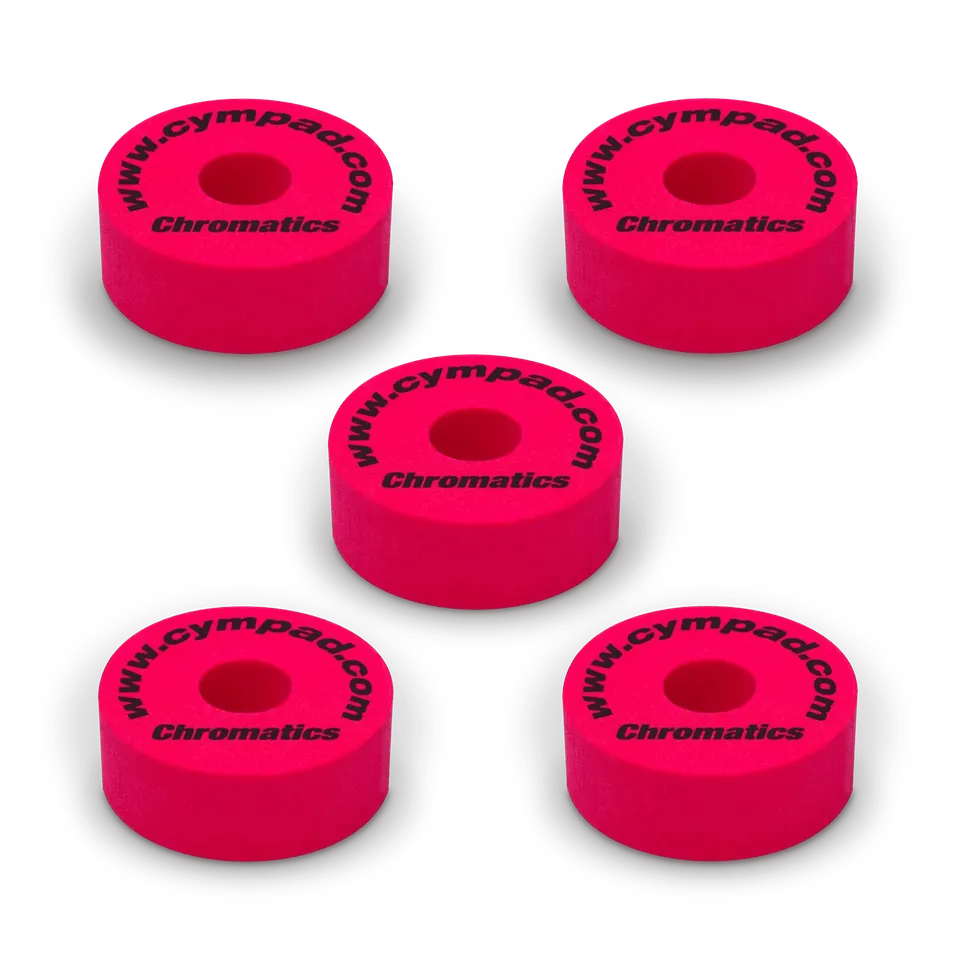 Cympad Chromatics Beckenfilze Rot Set Memory-Schaum