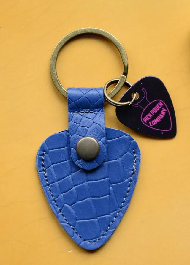 Pick Pouch Nashville Blue Plektrumtasche San Francisco Leder