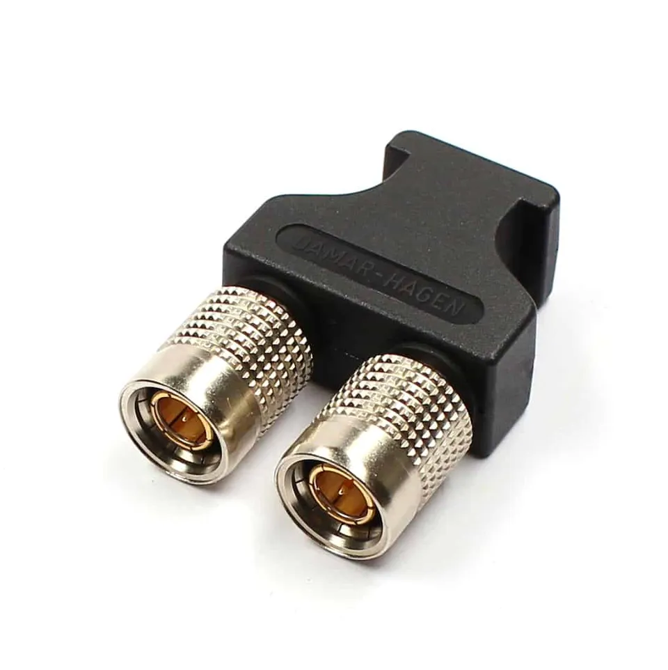 DAMAR+HAGEN Steckverbinder BNC 75 Ohm Brückenstecker BNCpro
