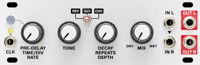 Intellijel Multi-FX 1U Eurorack-Modul Delay Chorus